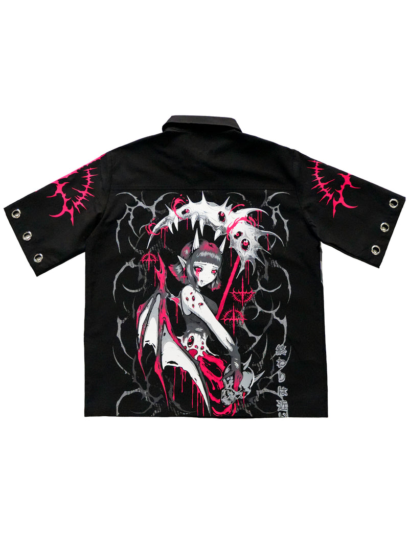 TAKE UR SOUL - Button-up Short Sleeve Shirt