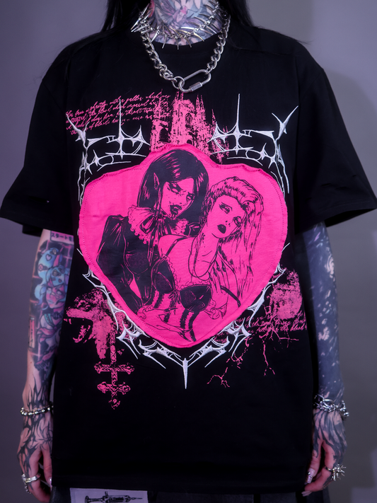 TRUE LOVE - Distressed Oversize Short Sleeve