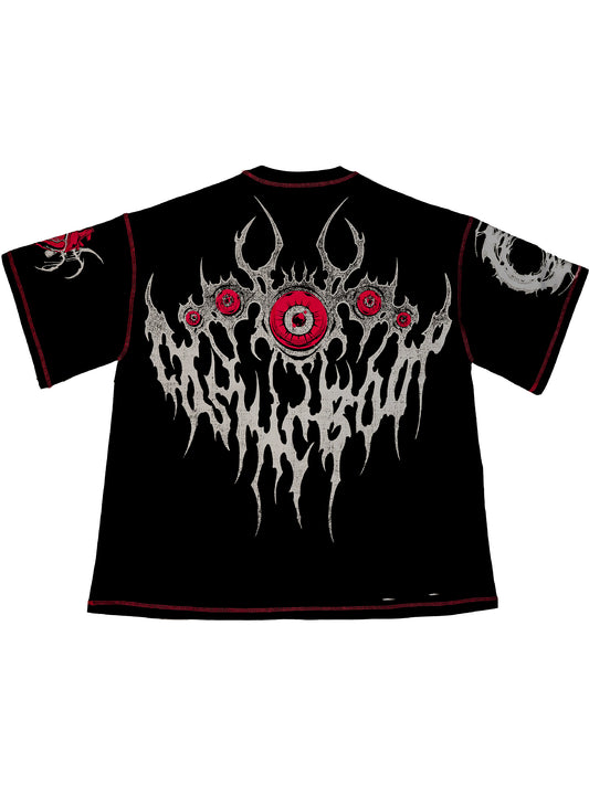 RESURRECT - Distressed Oversize Short Sleeve