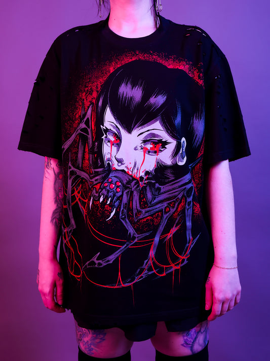 CRAWLER - Distressed Oversize Short Sleeve