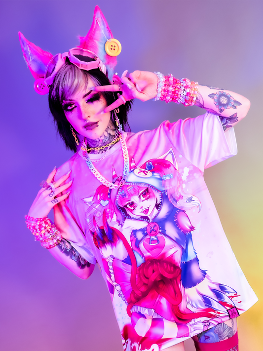 BLOOD SUGAR - Oversize Short Sleeve T-shirt