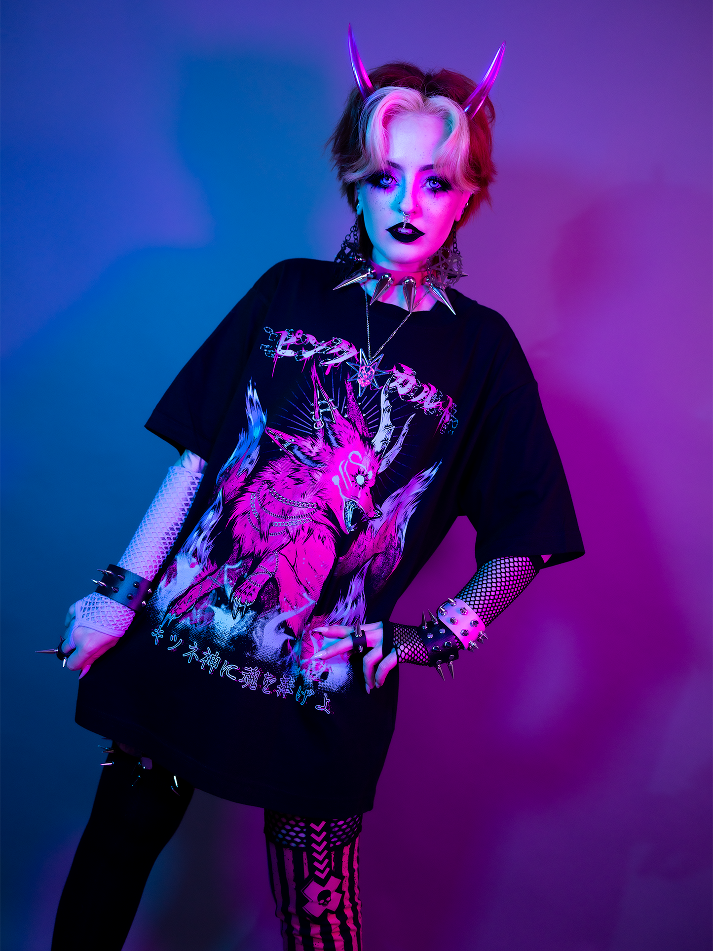 FOX GOD -Oversize Short Sleeve T-shirt