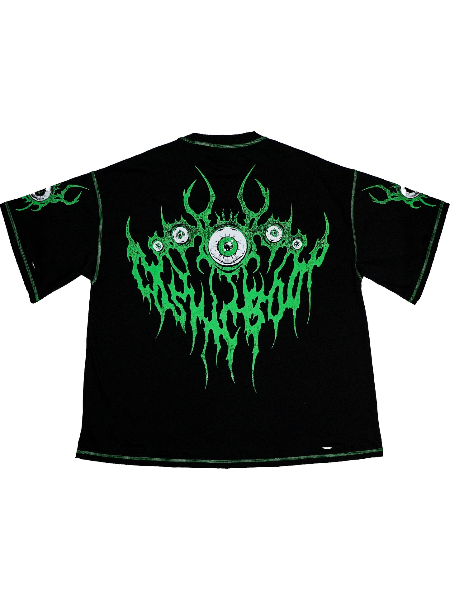 LOVE AND HATE - Distressed Oversize Short Sleeve