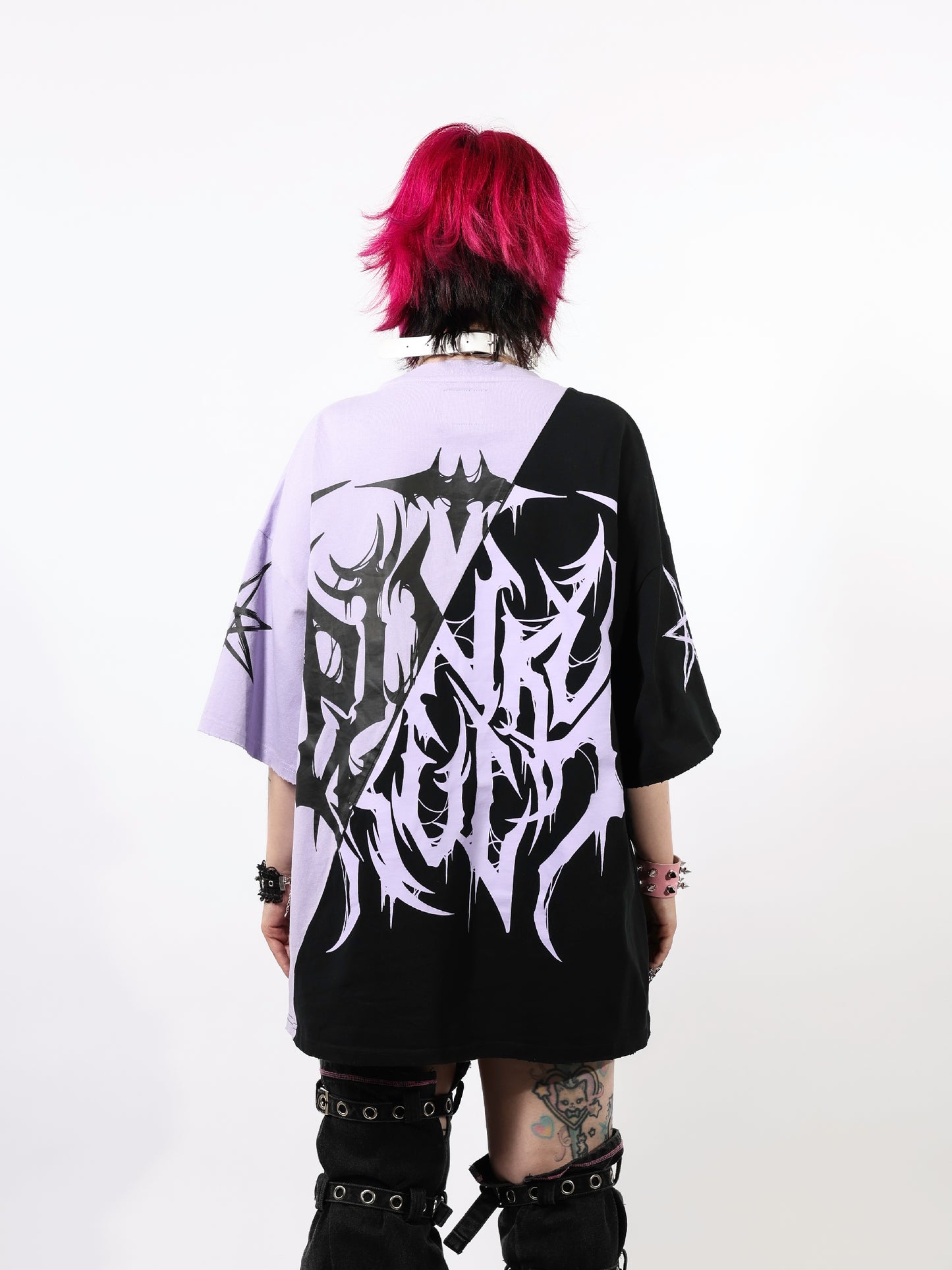 DIVIDE - Distressed Oversize Short Sleeve