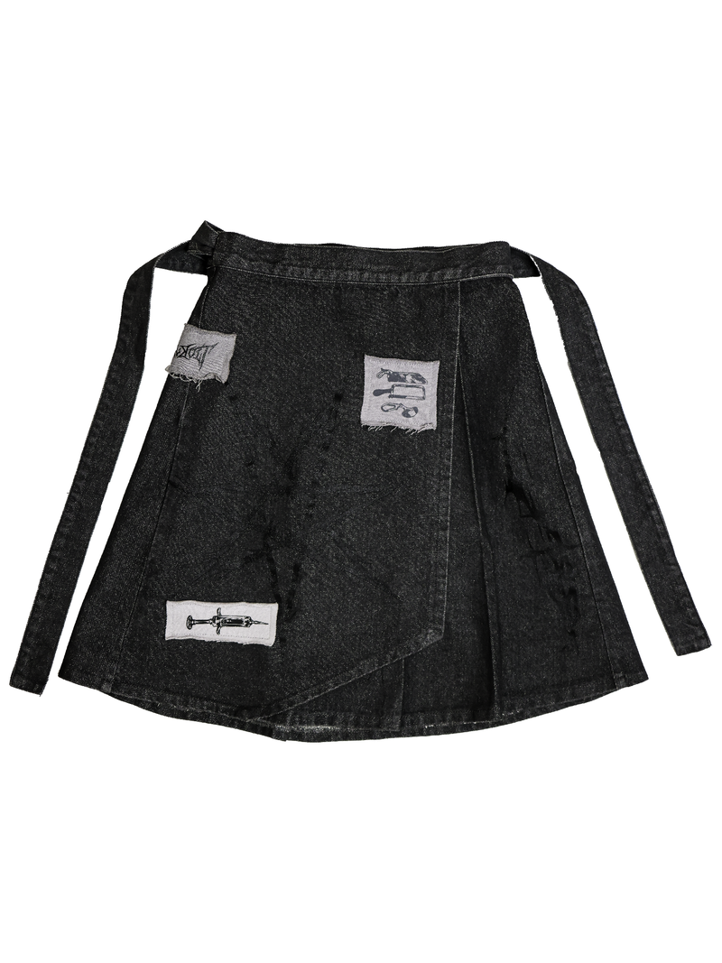 ANATOMY - Denim Wrap Skirt