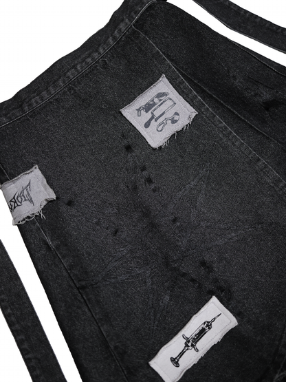 ANATOMY - Denim Wrap Skirt