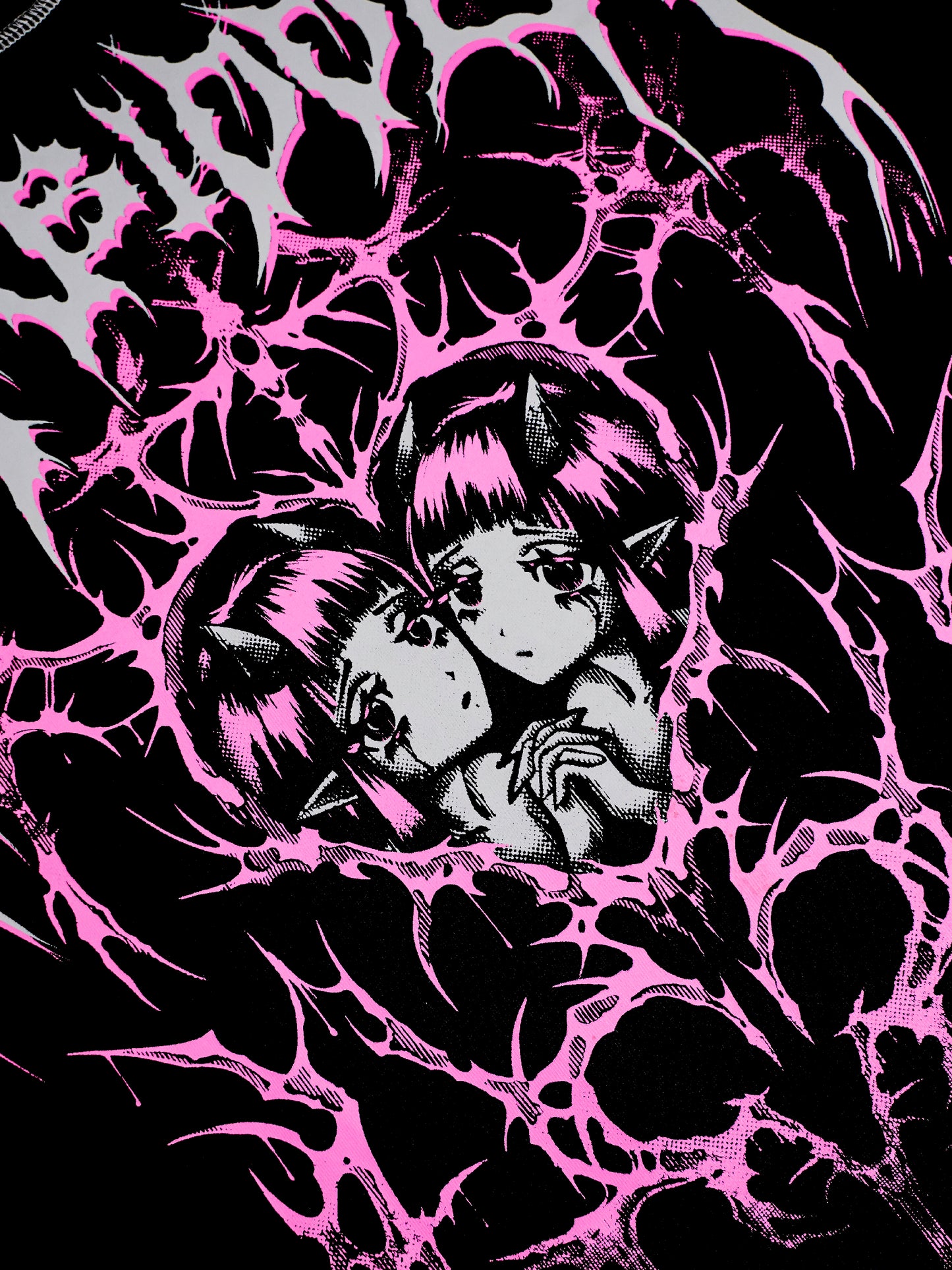 FORBIDDEN LOVE - Distressed Oversize Short Sleeve