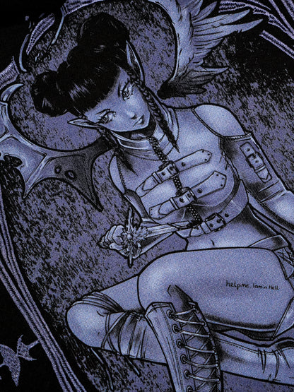 FALLEN - Layered Zip-up Hoodie