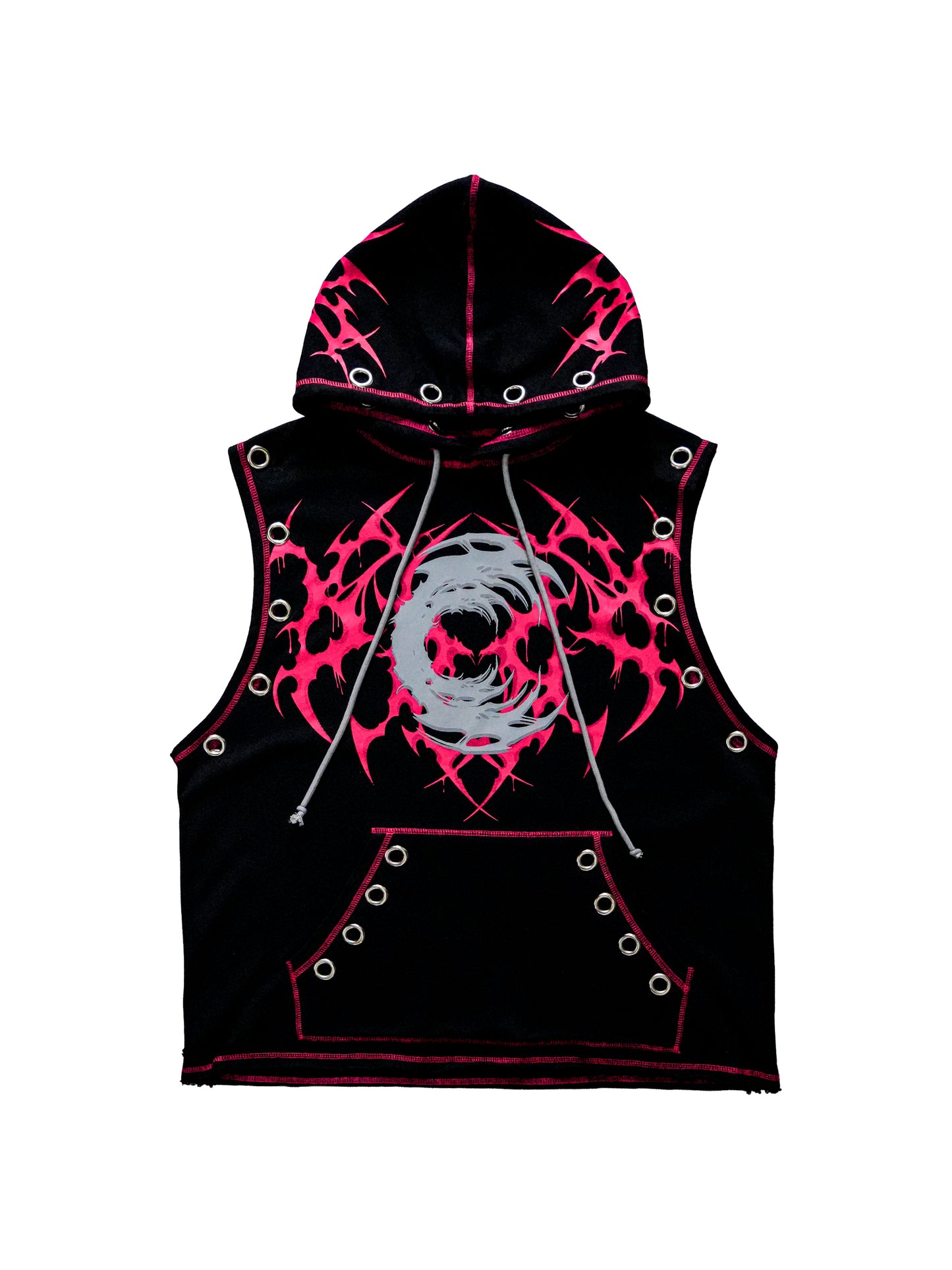 BLOOD MOON - Sleeveless Hoodie