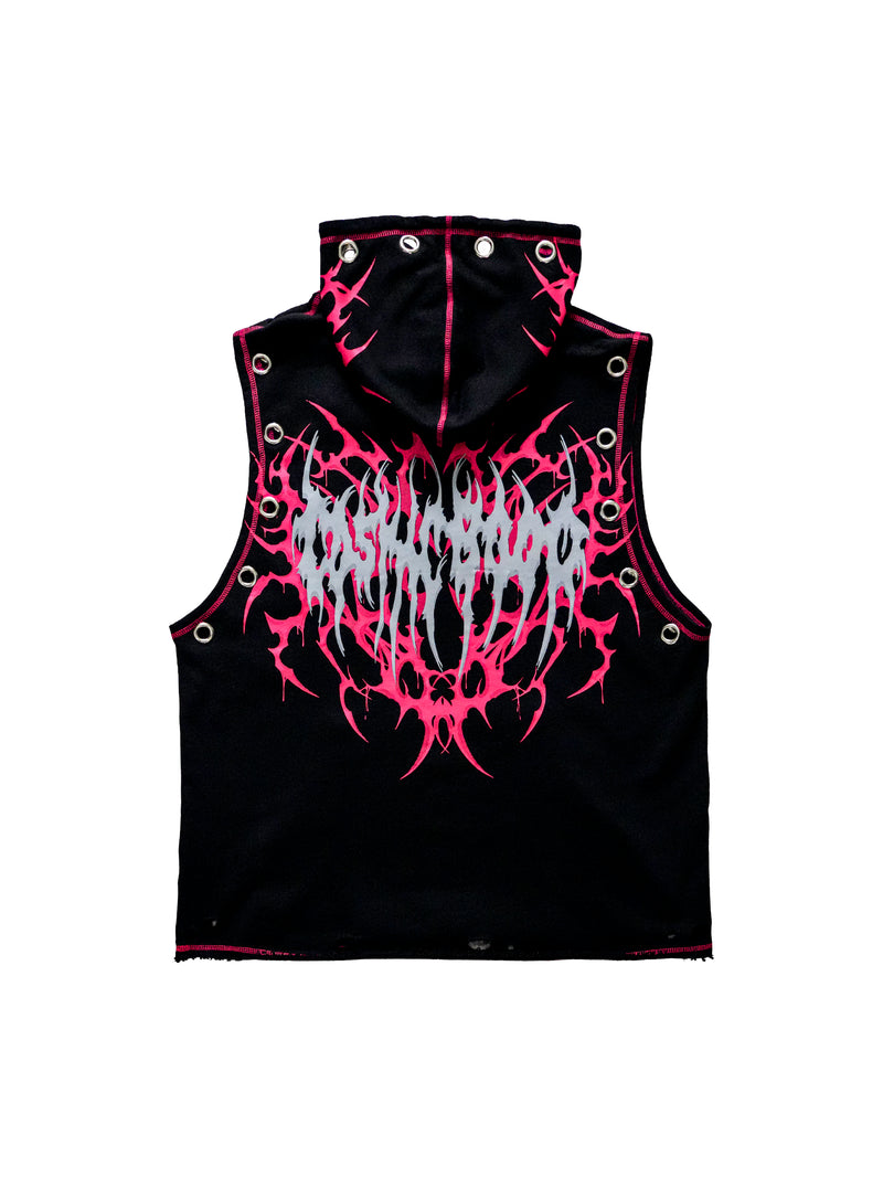 BLOOD MOON - Sleeveless Hoodie
