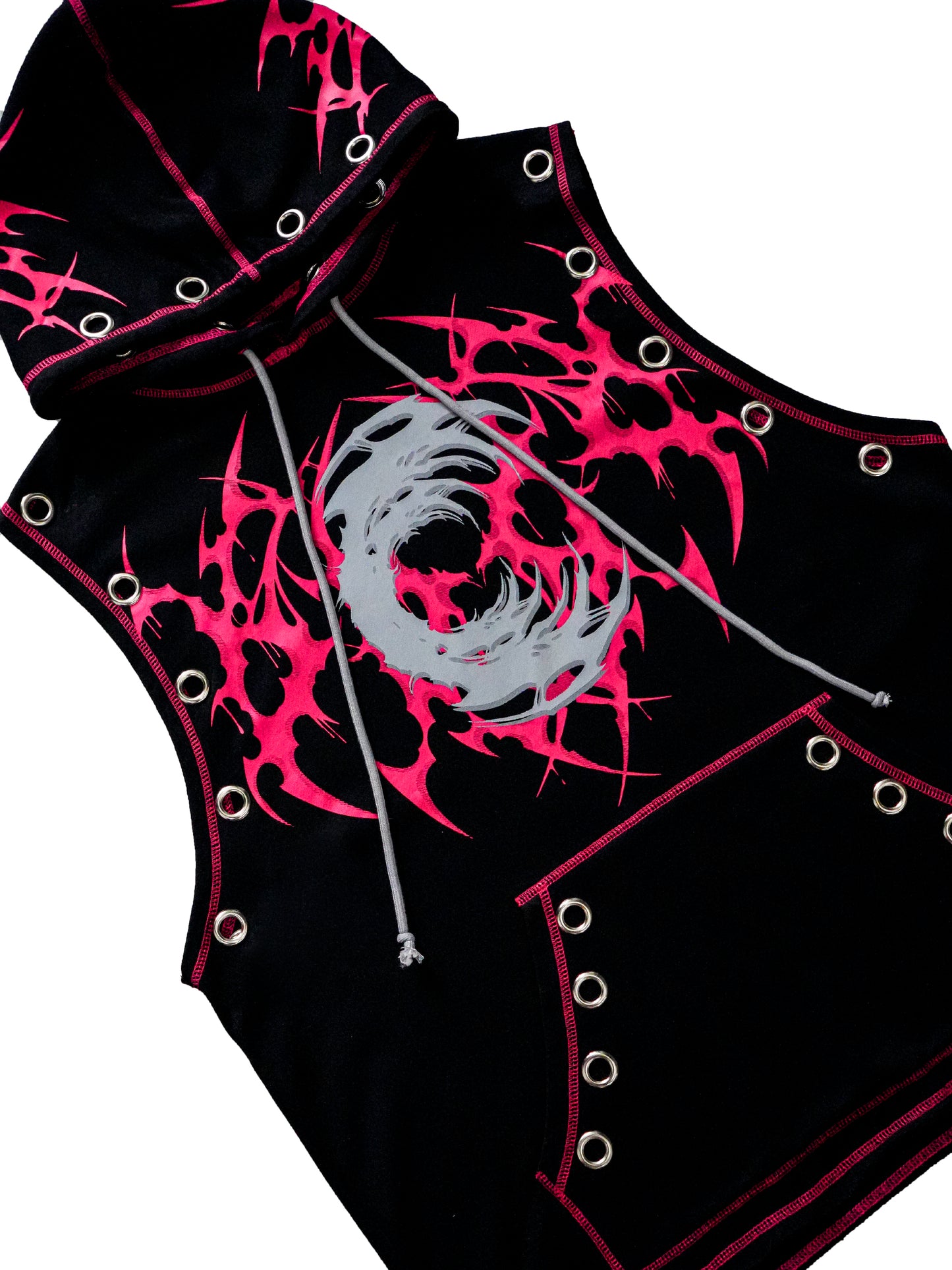 BLOOD MOON - Sleeveless Hoodie
