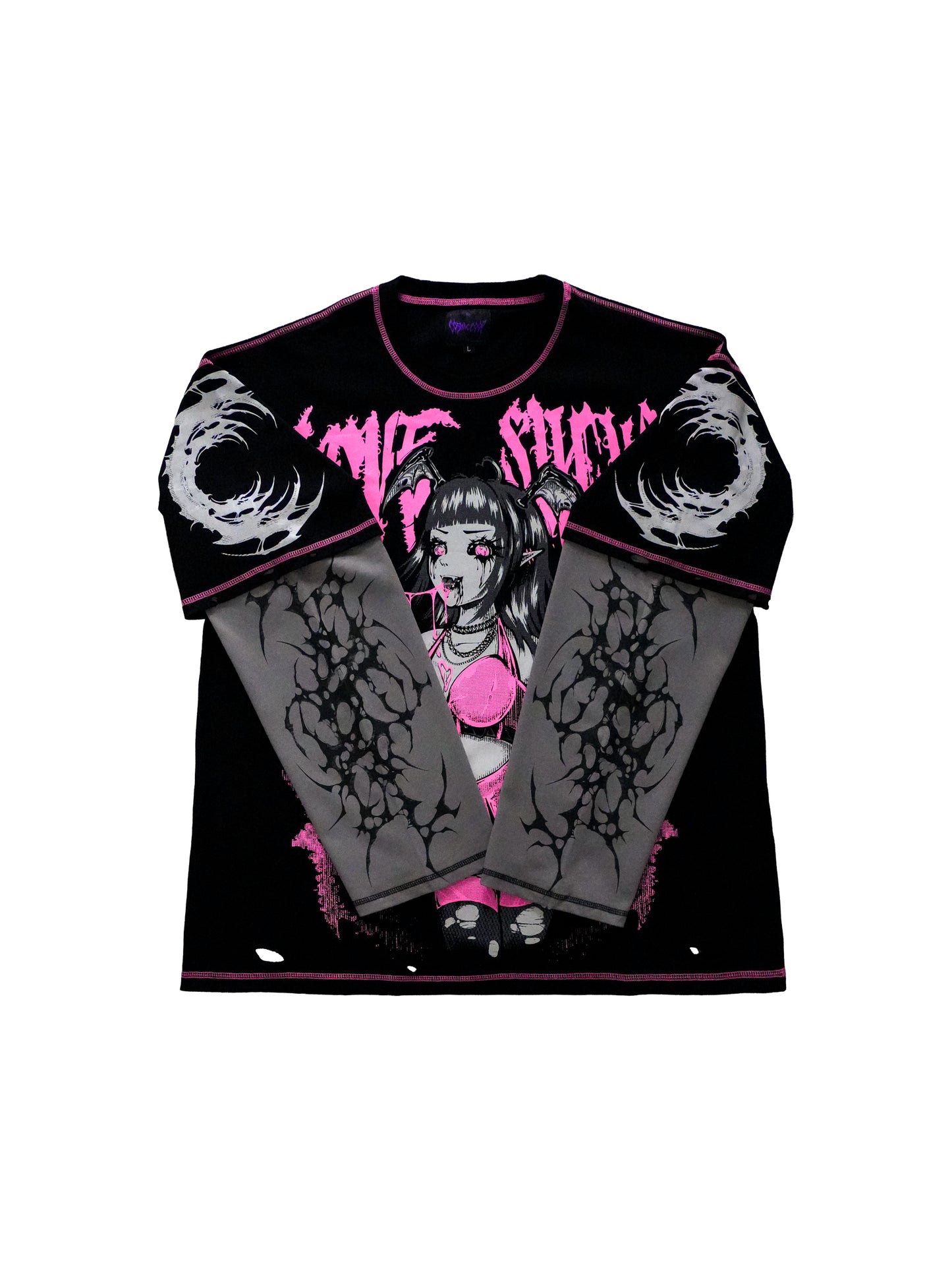 LOVE SUCKS - Layered Long Sleeve