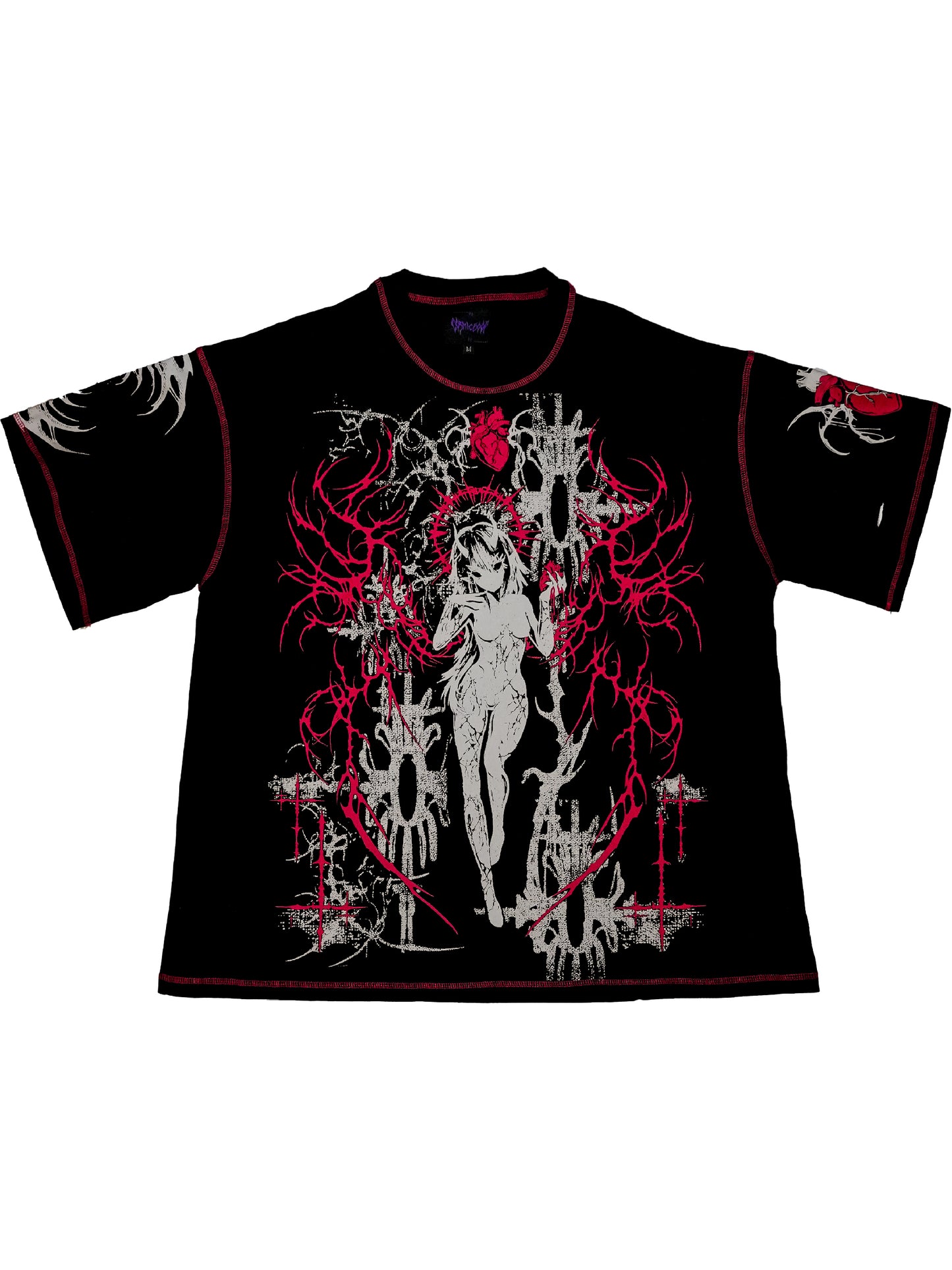 RESURRECT - Distressed Oversize Short Sleeve