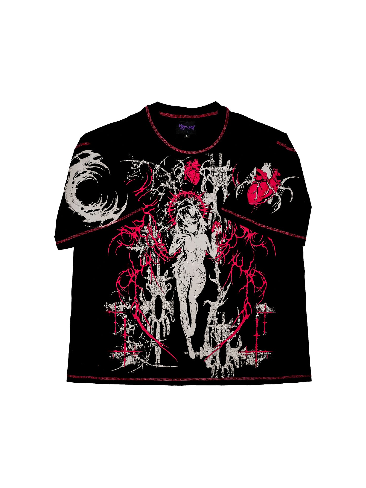 RESURRECT - Distressed Oversize Short Sleeve