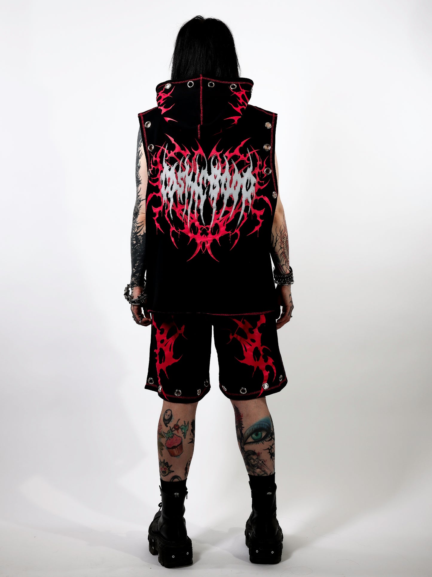 BLOOD MOON - Sleeveless Hoodie