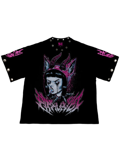 VULPINE - Distressed Oversize Short Sleeve