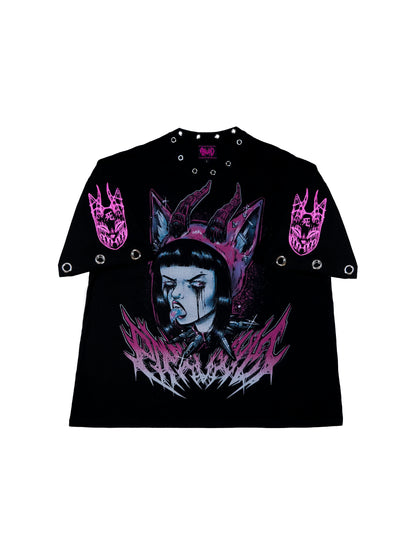 VULPINE - Distressed Oversize Short Sleeve