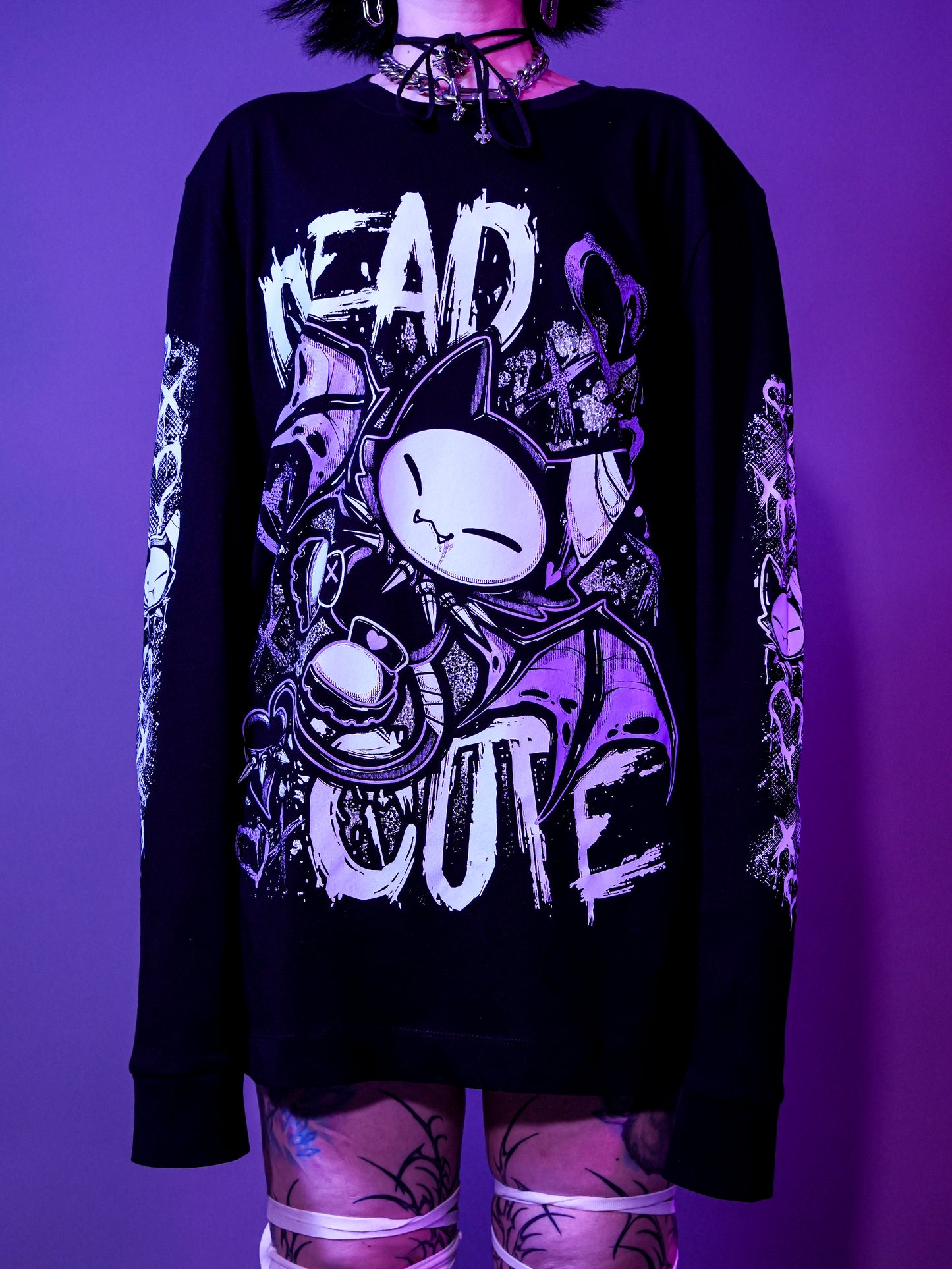 DEAD CUTE- Long Sleeve T-shirt