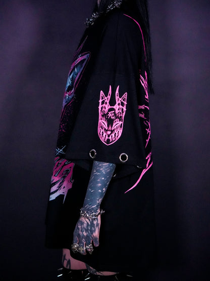 VULPINE - Distressed Oversize Short Sleeve