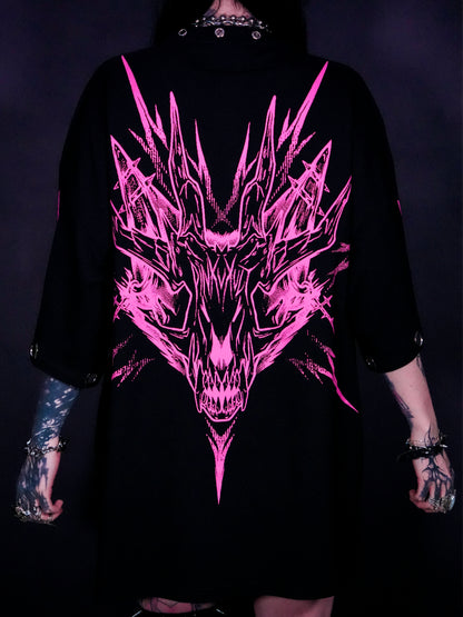 VULPINE - Distressed Oversize Short Sleeve