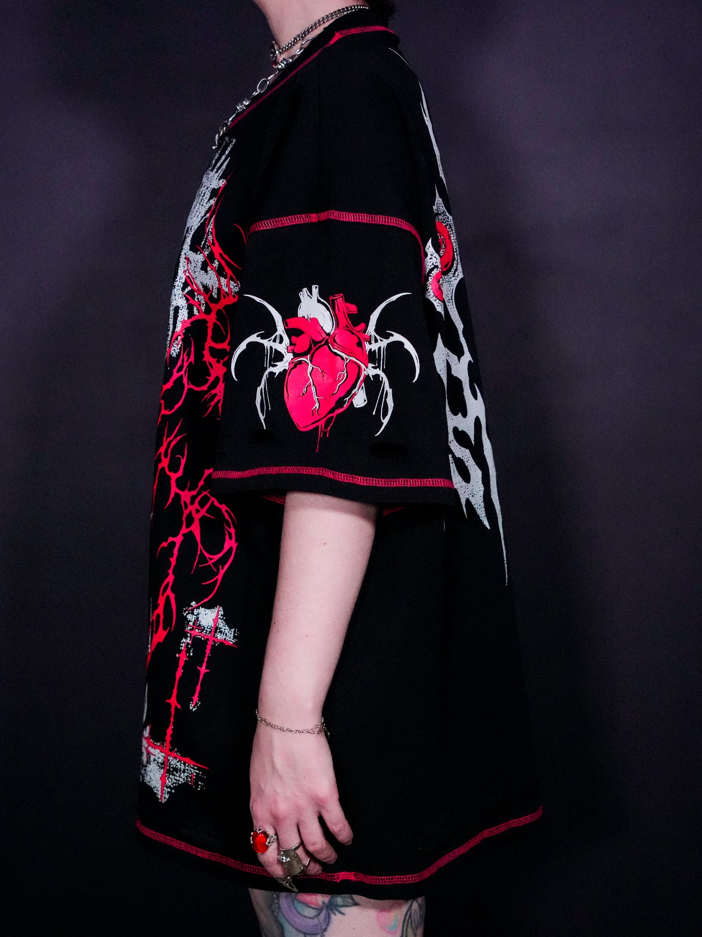 RESURRECT - Distressed Oversize Short Sleeve