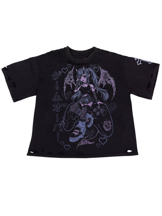 DEFEAT - Distressed Oversize Short Sleeve