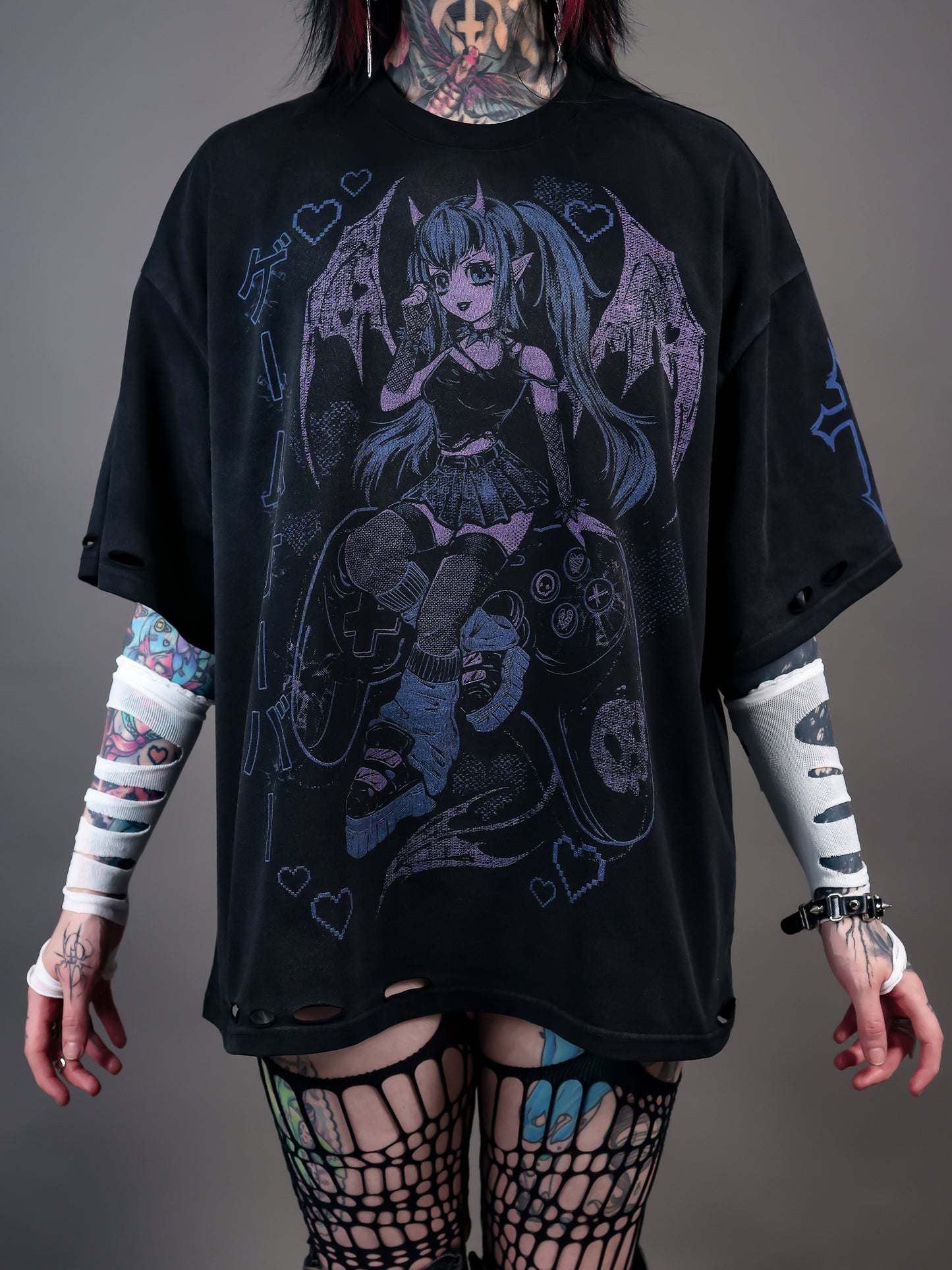 DEFEAT - Distressed Oversize Short Sleeve