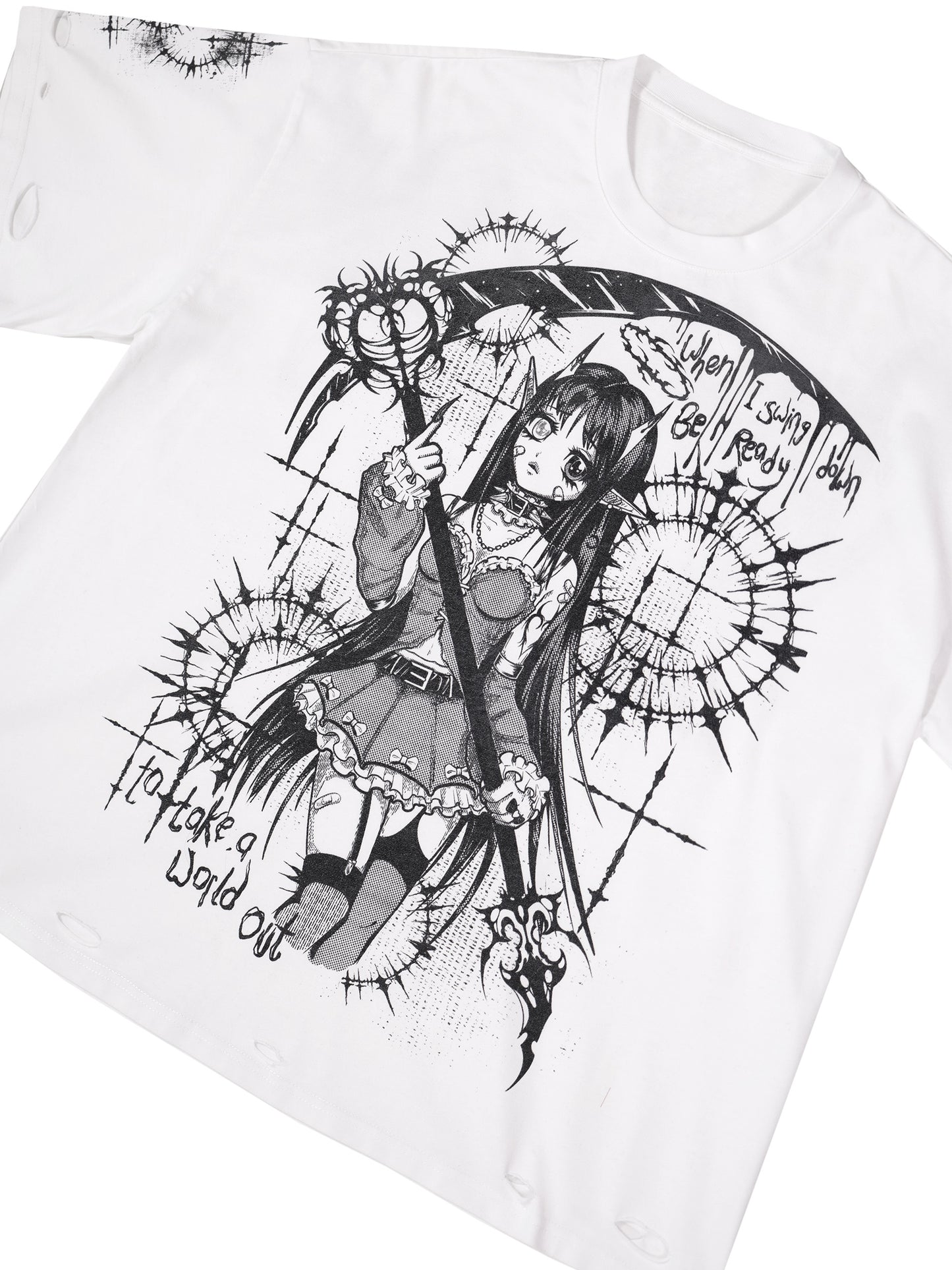 REAPER - Distressed Oversize Short Sleeve