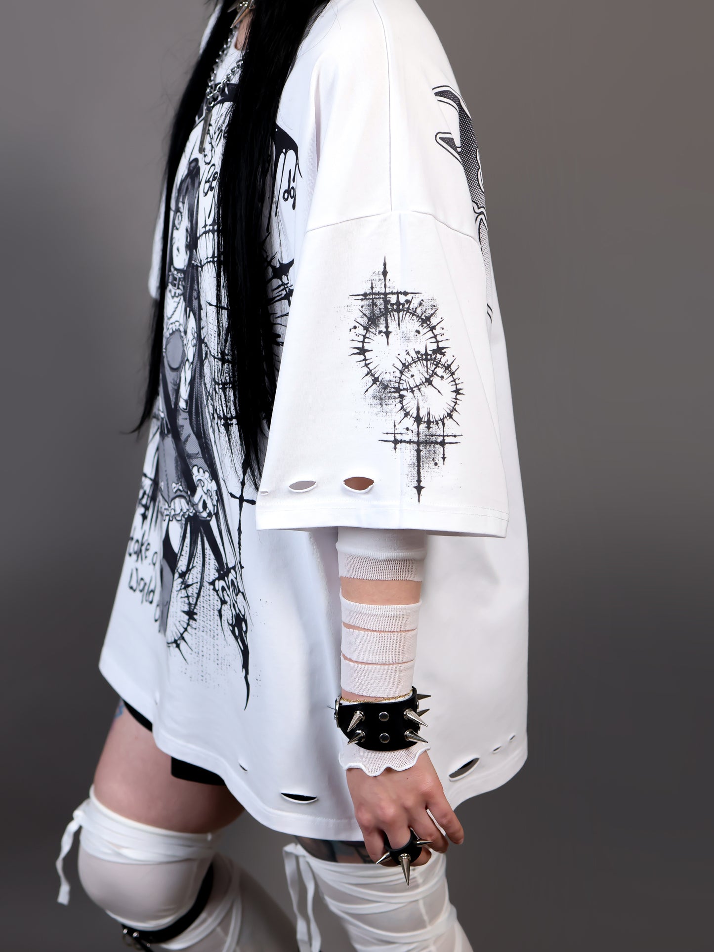 REAPER - Distressed Oversize Short Sleeve