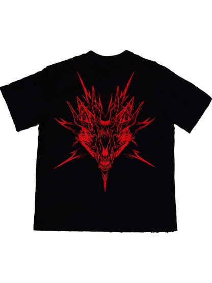 CRAWLER - Distressed Oversize Short Sleeve